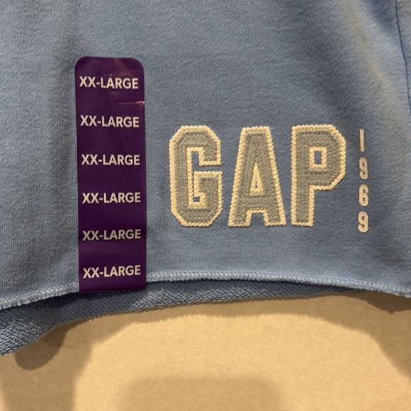GAP - Women's Logo Short. Athletic wear Sweat shorts. Blue, Size XXL. NWT, New. - Picture 4 of 14
